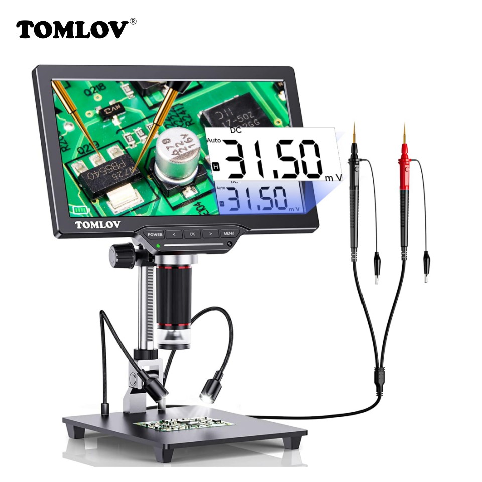 Electronics Repair Videos - TOMLOV DM202M HDMI Digital Microscope with