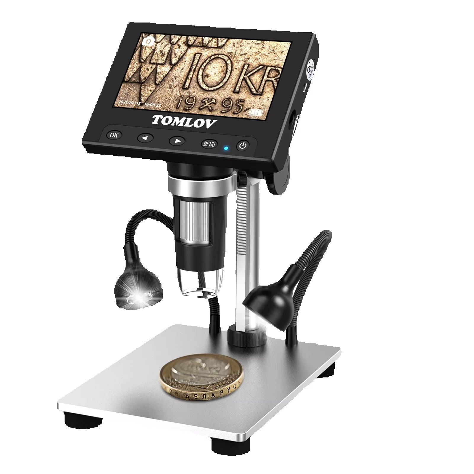 Electronics Repair Videos - TOMLOV 4.3 Inch Digital Microscope 1080P