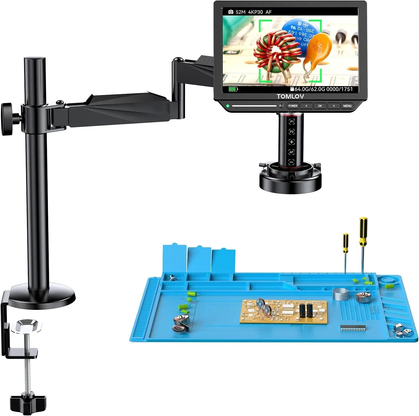 TOMLOV 4K Autofocus Digital Mi – Electronics Repair Microscope recenzja i cena