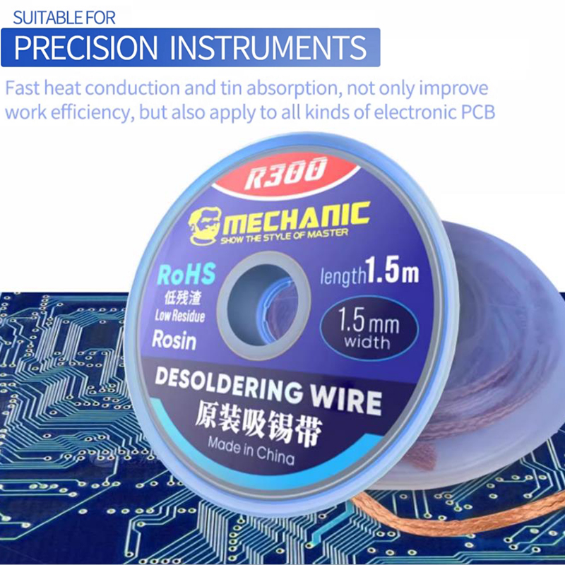 MECHANIC R300 Desoldering Mesh – Solder Wick Braid recenzja i cena