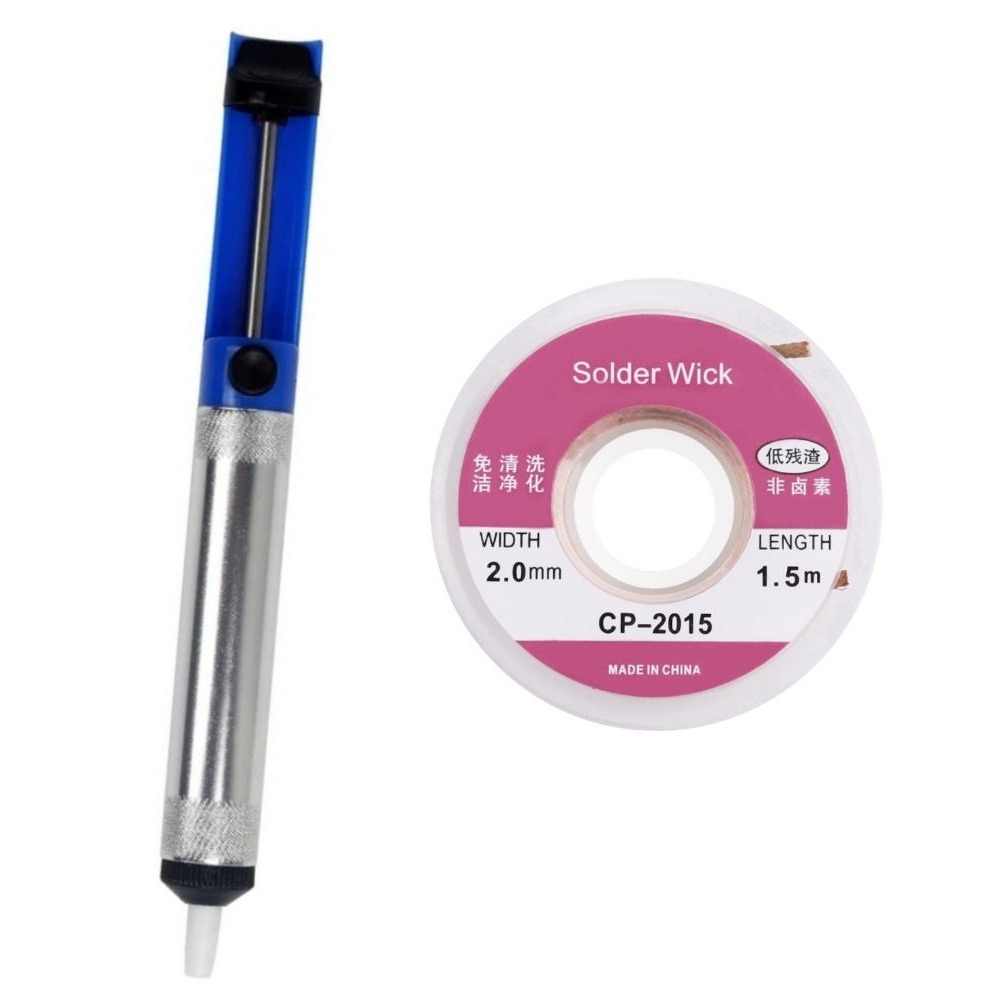 Aluminum Desoldering Pump Vacu – Solder Wick Braid recenzja i cena