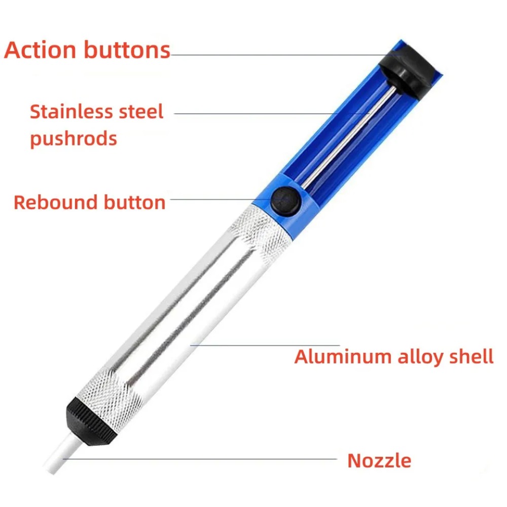 Aluminum Desoldering Pump Vacu – Solder Wick Braid recenzja i cena