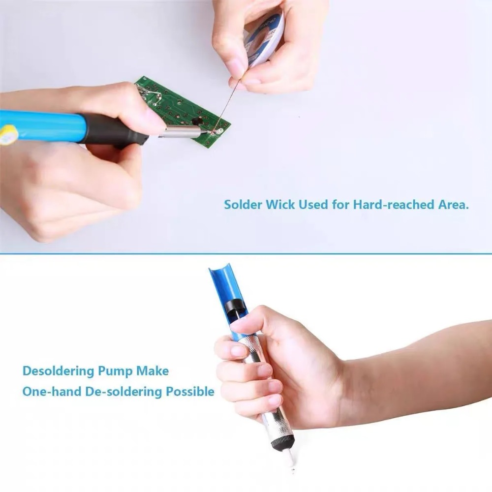 Aluminum Desoldering Pump Vacu – Solder Wick Braid recenzja i cena