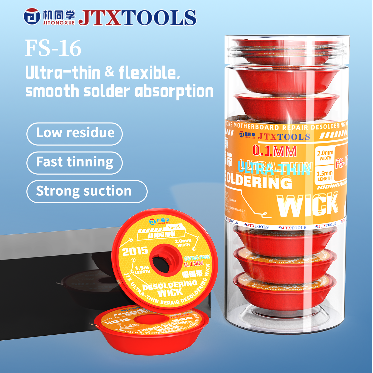 JTX FS-16 Ultra Thin Solder Wi – Solder Wick Braid recenzja i cena