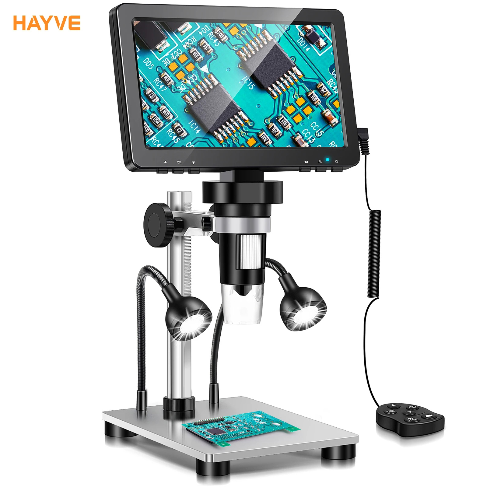 Hayve 7‘’ Digital Microscope 1 – Electronics Repair Videos recenzja i cena