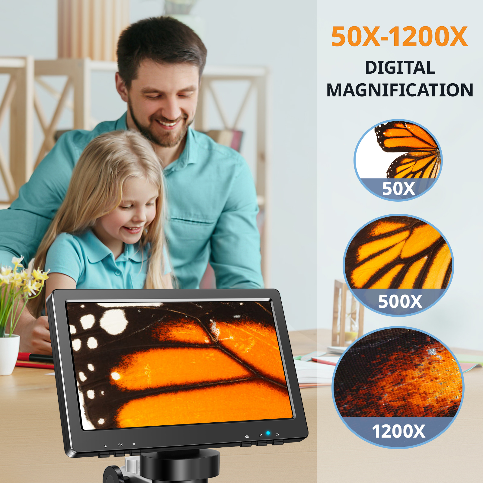 Hayve 7‘’ Digital Microscope 1 – Electronics Repair Videos recenzja i cena
