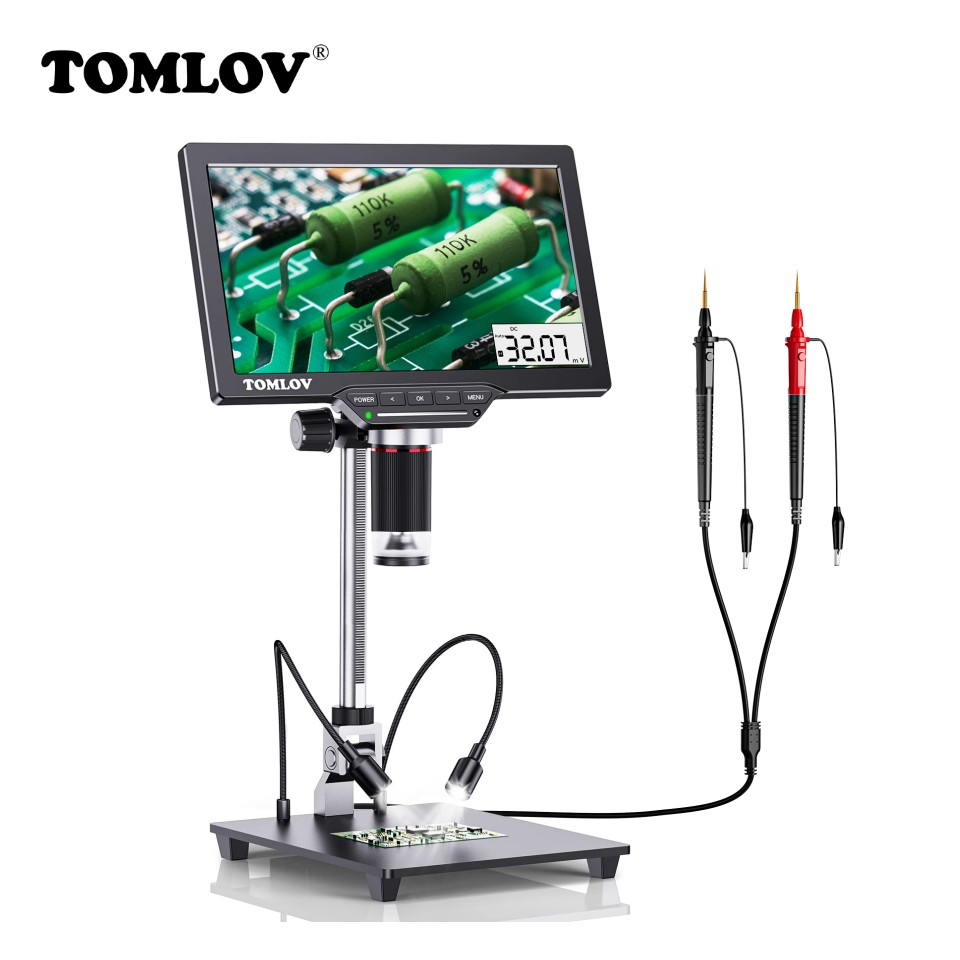 TOMLOV DM201M Digital Microsco – Electronics Repair Videos recenzja i cena