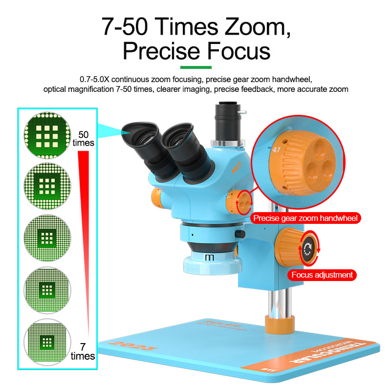 RELIFE RL-M5T-B11 0.7-5.0 Cont – Electronics Repair Microscope recenzja i cena