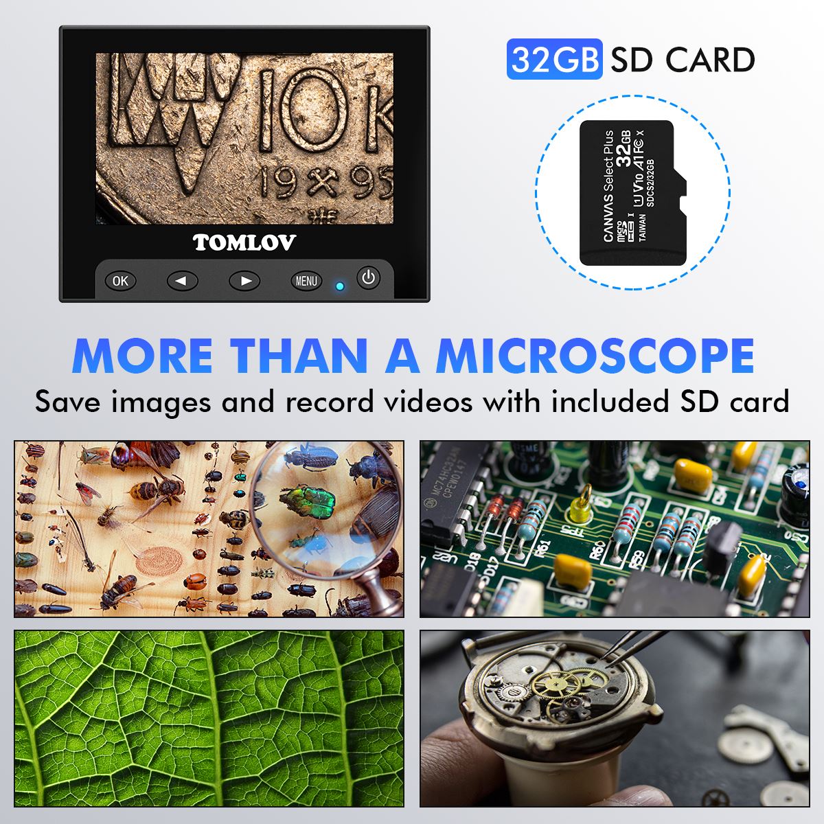 TOMLOV 4.3 Inch Digital Micros – Electronics Repair Videos recenzja i cena