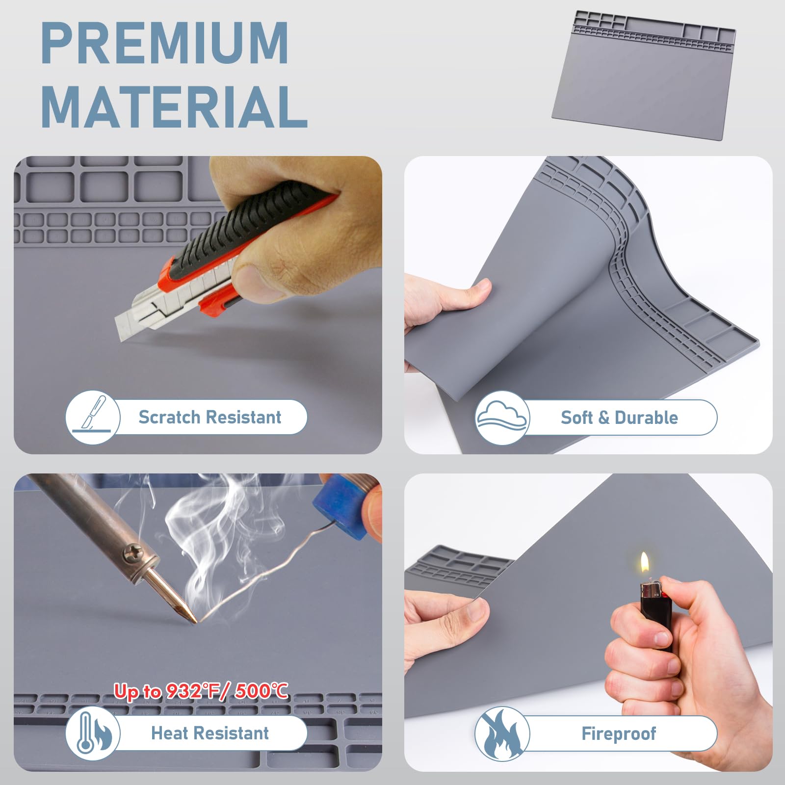 Magnetic Silicone Solder Pad 5 – Electronics Repair Mat recenzja i cena