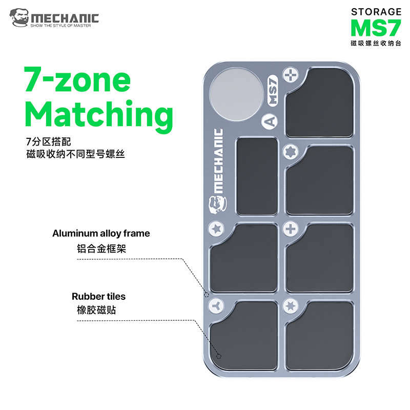MECHANIC MS7 Magnetic Screw St – Electronics Repair Mat recenzja i cena