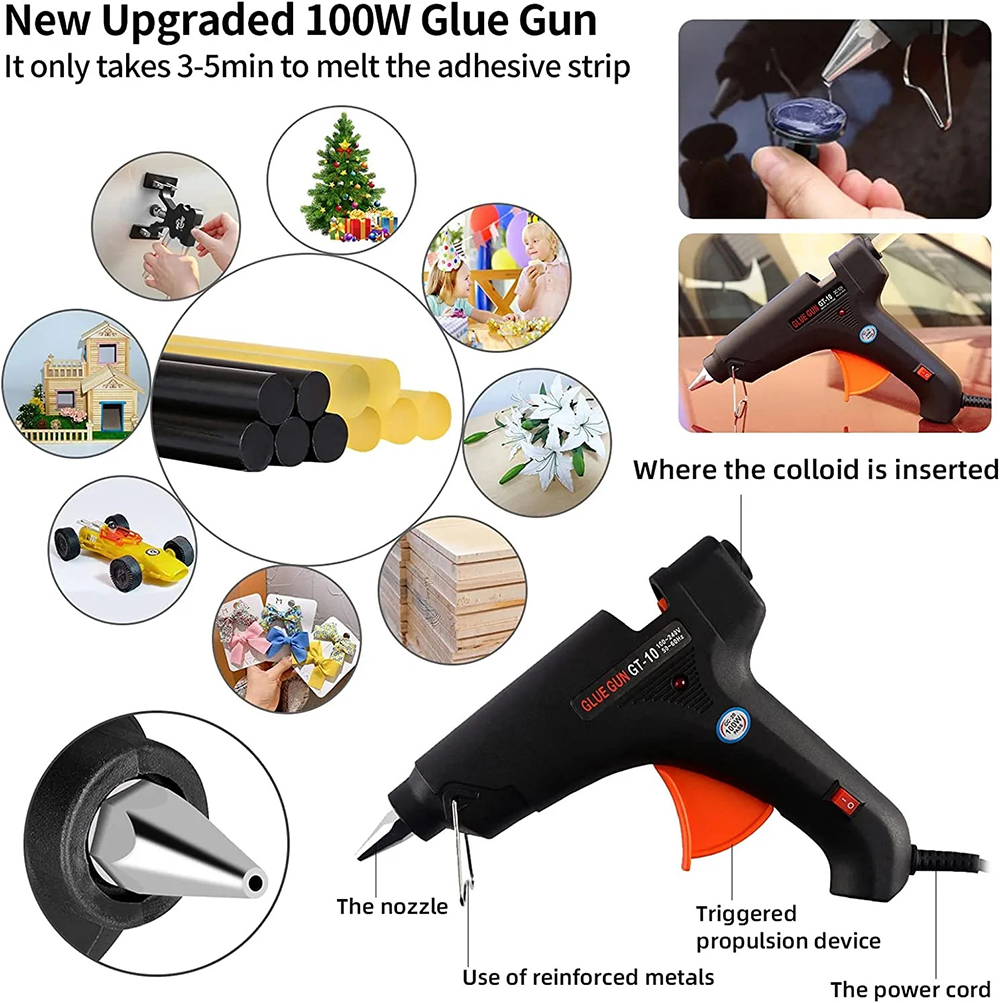 100W Hot Melt Glue Gun 100-240 – Electronics Repair Kit recenzja i cena