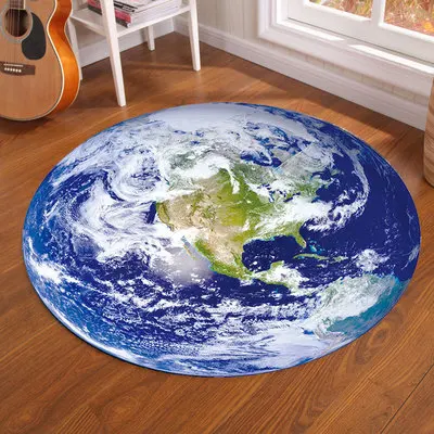 Galaxy Earth Moon Round Carpet – Electronics Repair Mat recenzja i cena