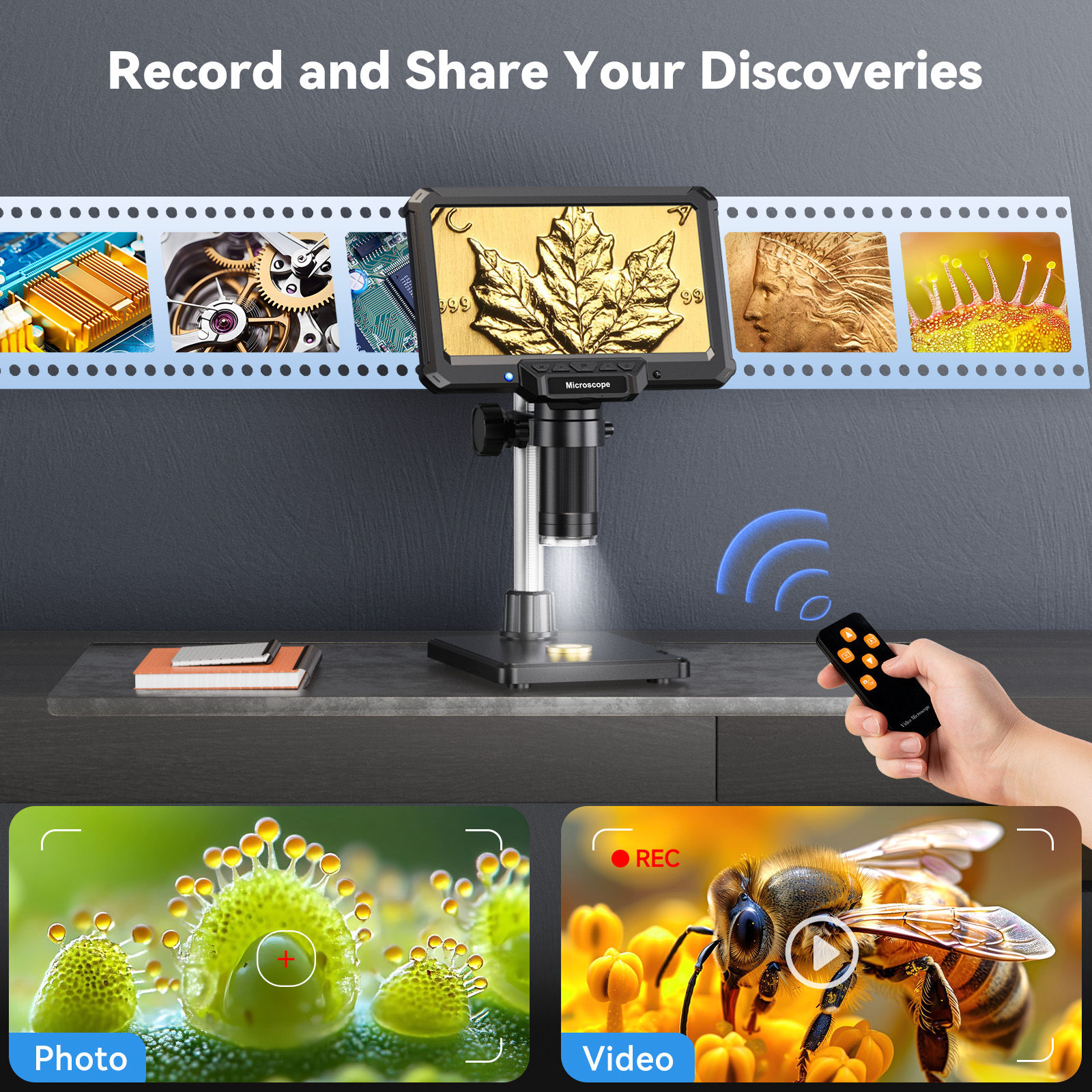 Hayve 7inch Digital Microscope – Electronics Repair Microscope recenzja i cena